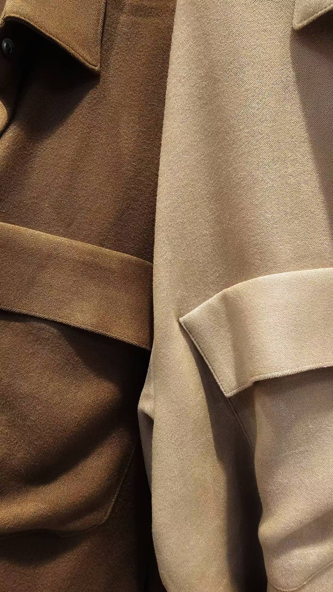 ♡Oni家♡仿麂皮細絨休閒襯衫 (C251043)