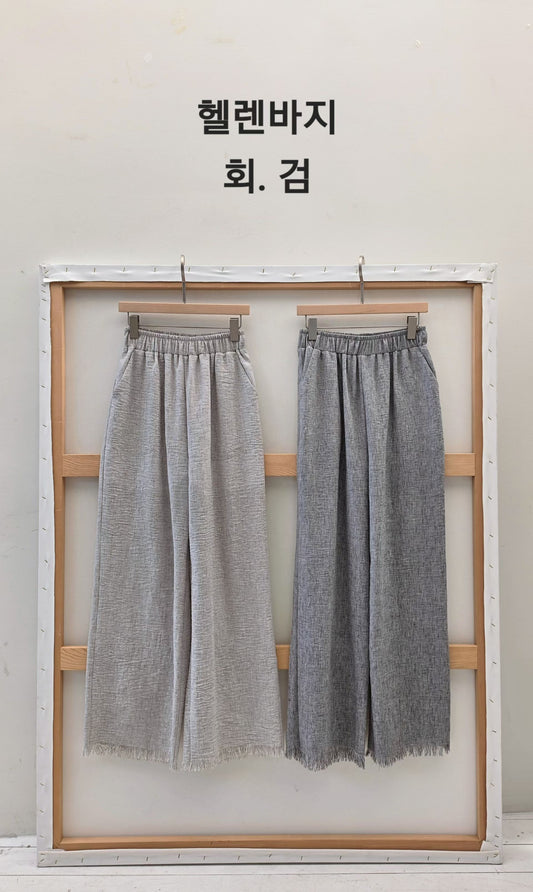 ♡Oni家♡極簡風修身休閒長褲 (C260970)