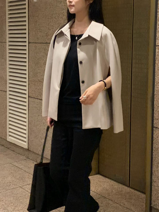 ♡都會挺版斗篷西裝外套♡ (C251035)