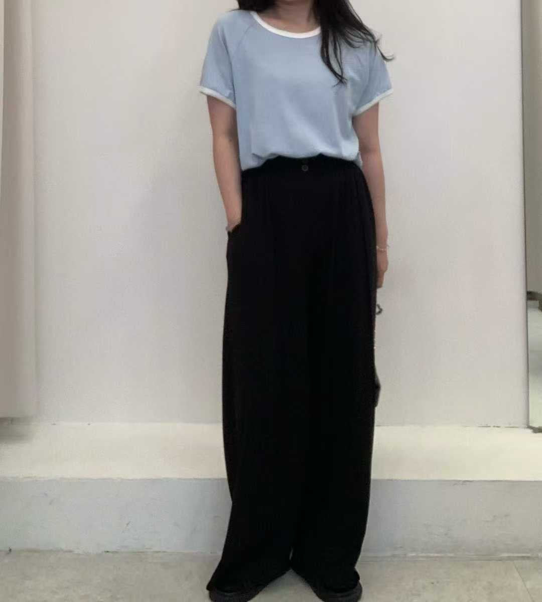 ♡率性全鬆緊百搭闊腿褲♡ (C250907)