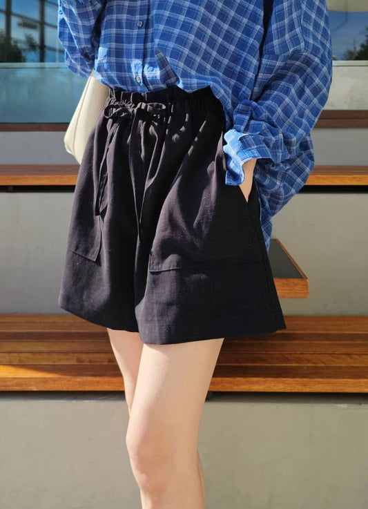 ♡Oni家♡秋季必備百搭的口袋短褲 (C250905)