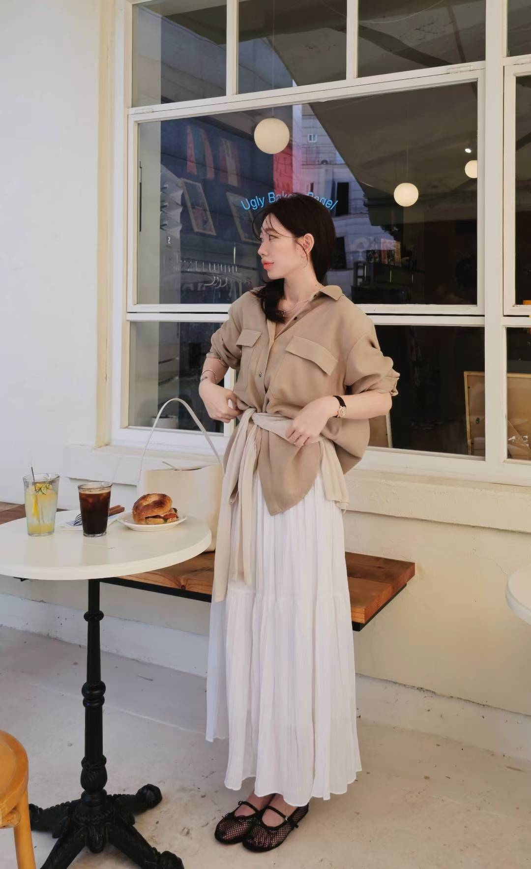 ♡Oni家♡仿麂皮細絨休閒襯衫 (C251043)