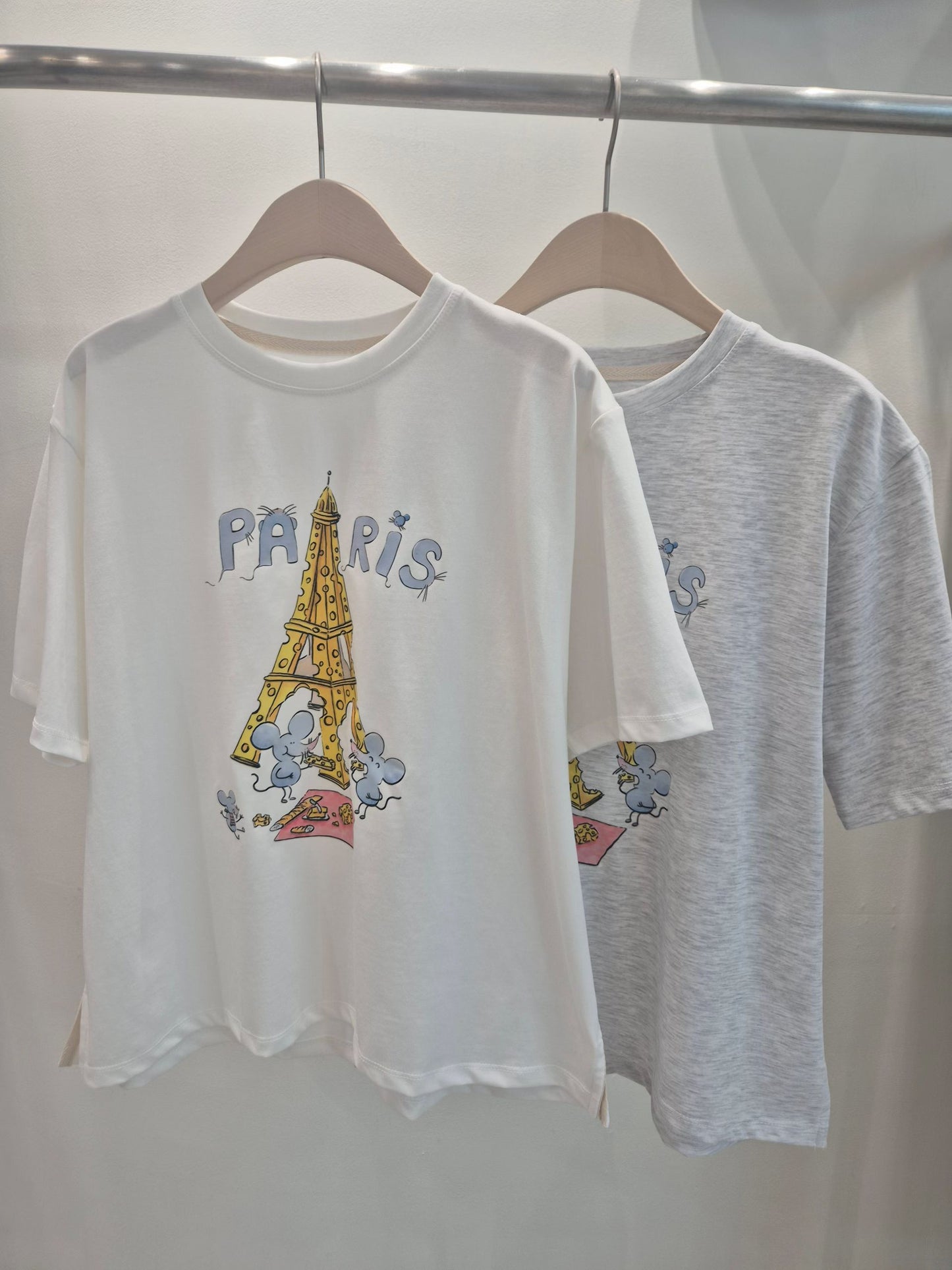 ♡PARIS鐵塔趣味插畫設計T♡ (C260449)