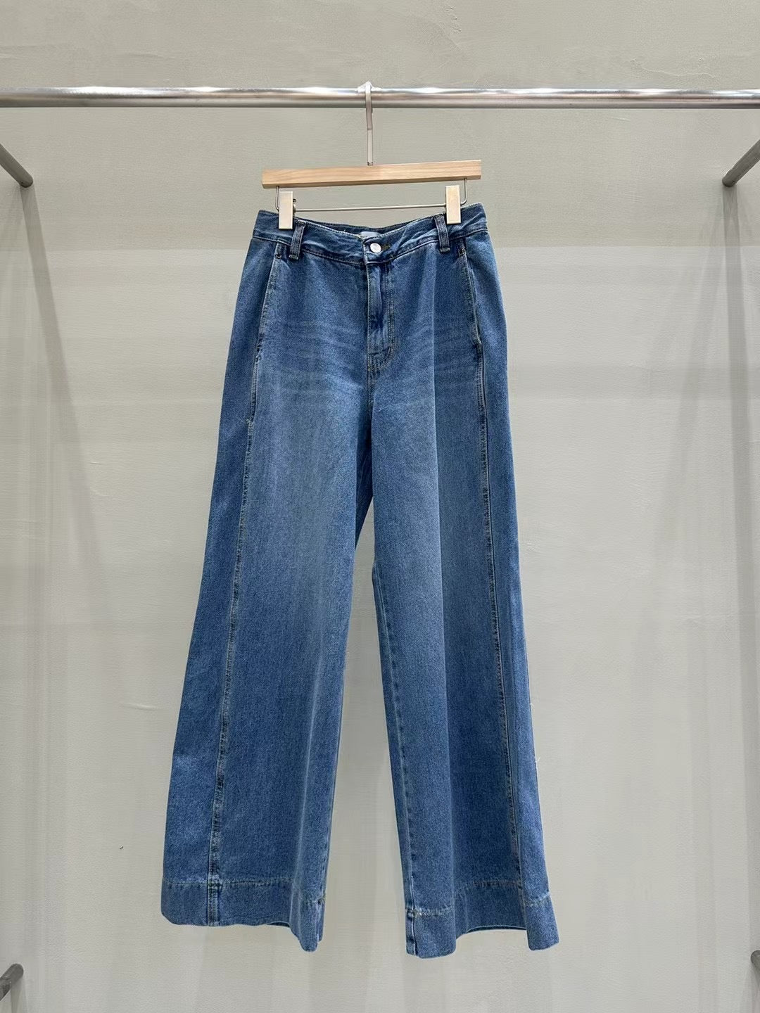 ♡氣質Oni家♡ 顯瘦心機直筒牛仔褲 (C250310)