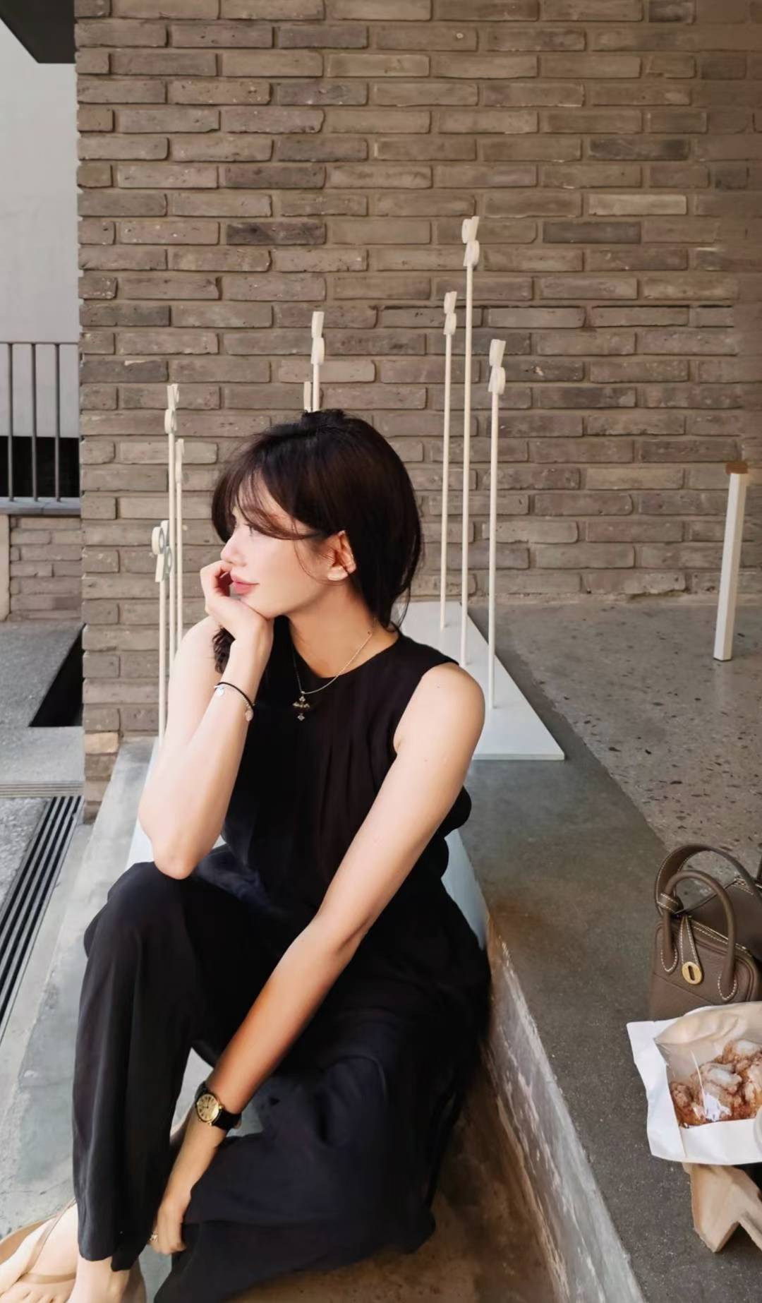 ♡Oni家♡TheRow風仿絲莫代爾無袖上衣 (C250957)