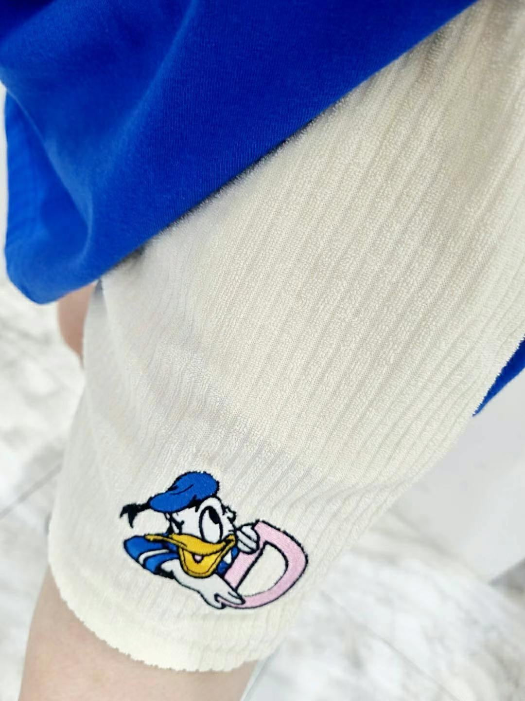 ♡Disney人物刺繡毛巾布短褲♡ (C250561)