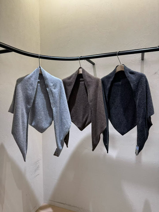 ♡秋冬必備~質感輕暖多功能披肩♡ (C251049)