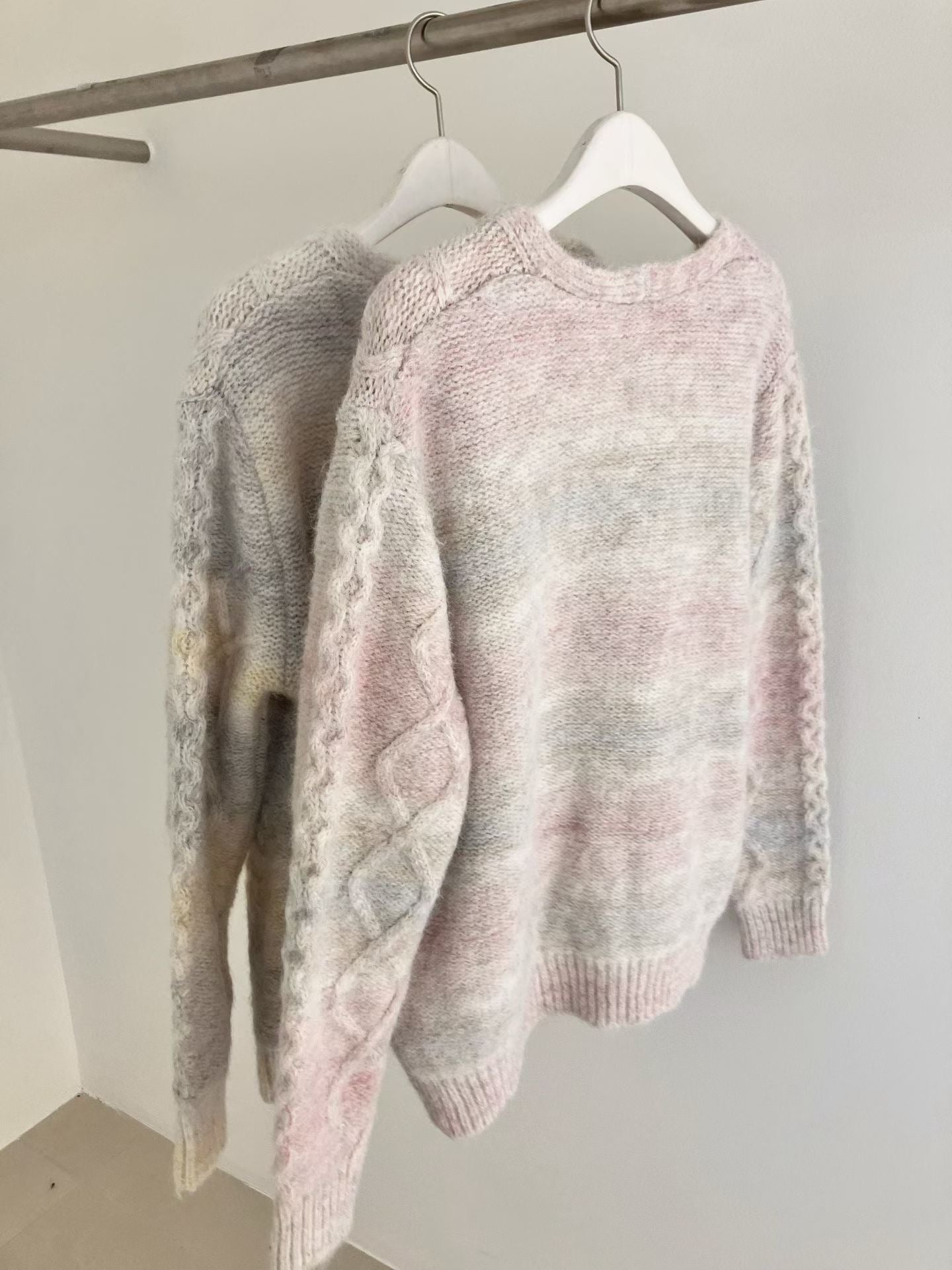 ♡漸層渲染立體織紋開襟衫♡ (C251244)