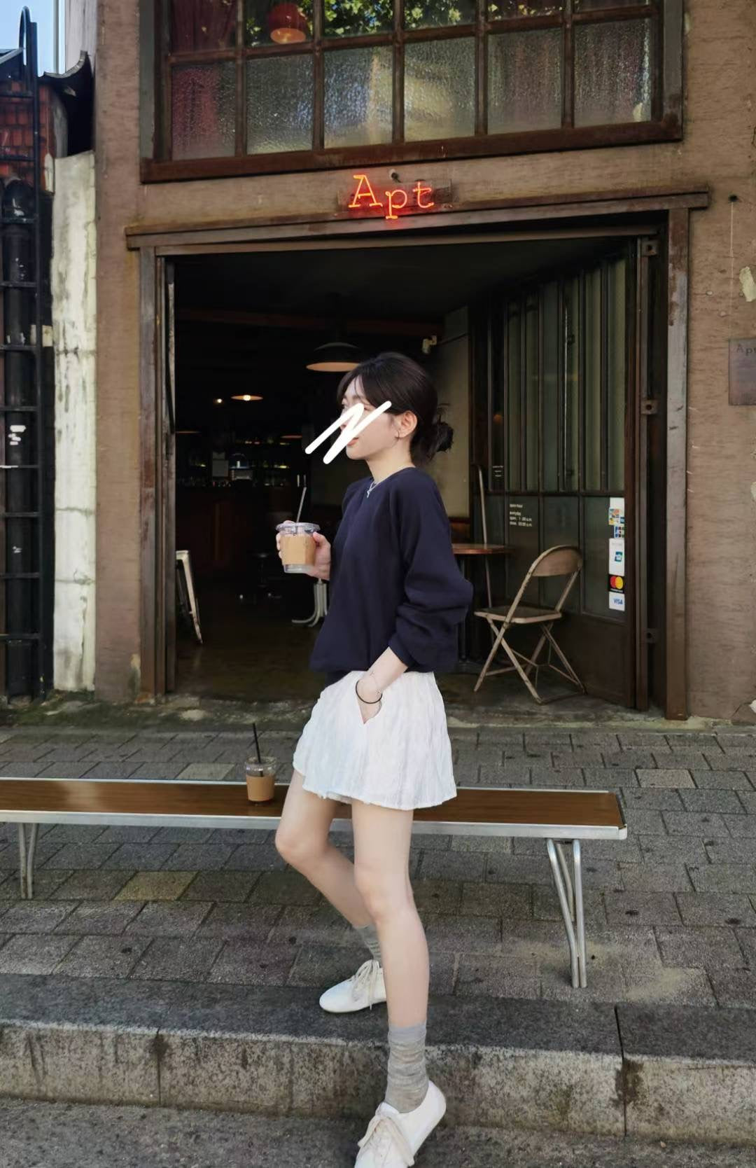 ♡Oni家♡ 鬆餅格休閒大學衛衣 (C251003)