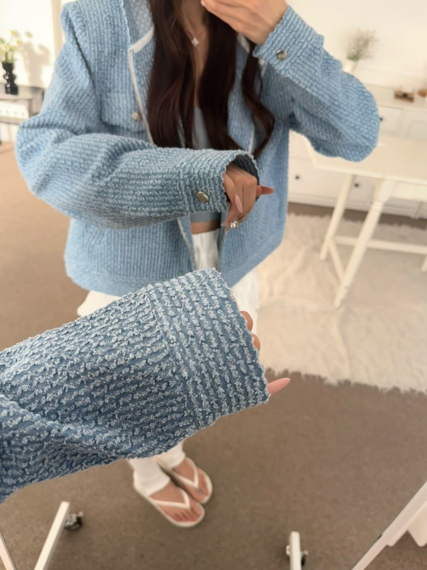 ♡小香感立體紋理外套♡ (C260314)