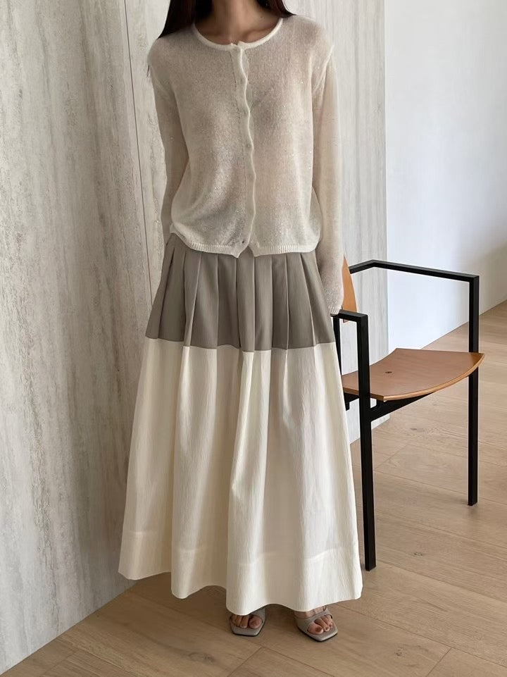 ♡閃耀輕柔雙面針織開襟衫♡ (C250802)