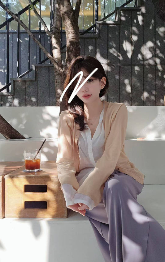 ♡Oni家♡超細緻空氣感開襟針織外套 (C250955)