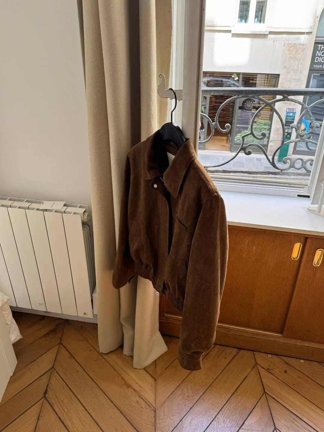 ♡極簡仿麂皮休閒夾克♡ (C251012)