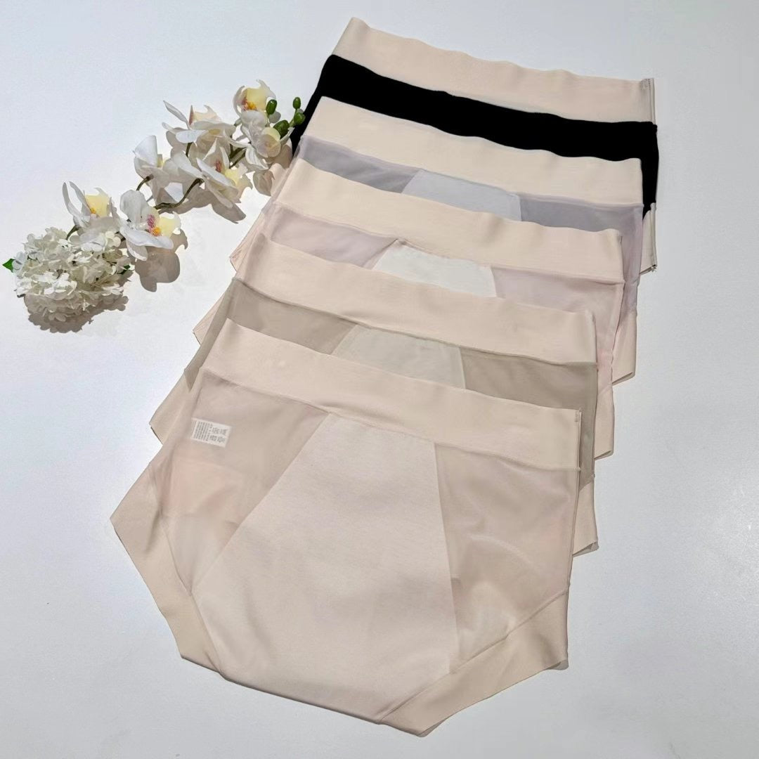♡高質感中高腰冰絲生理內褲~單件5色♡ (C250922)