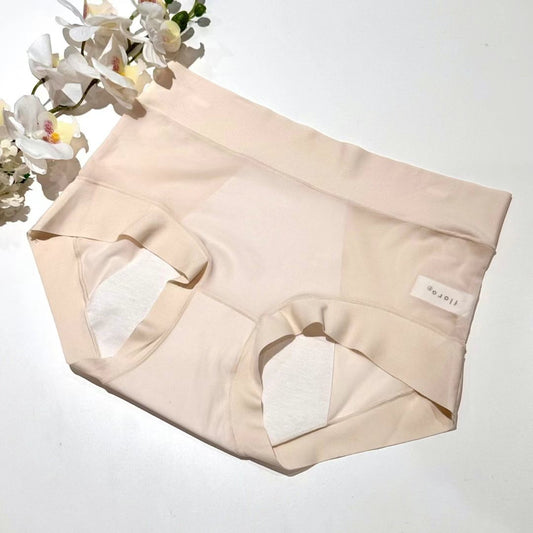 ♡高質感中高腰冰絲生理內褲~單件5色♡ (C250922)