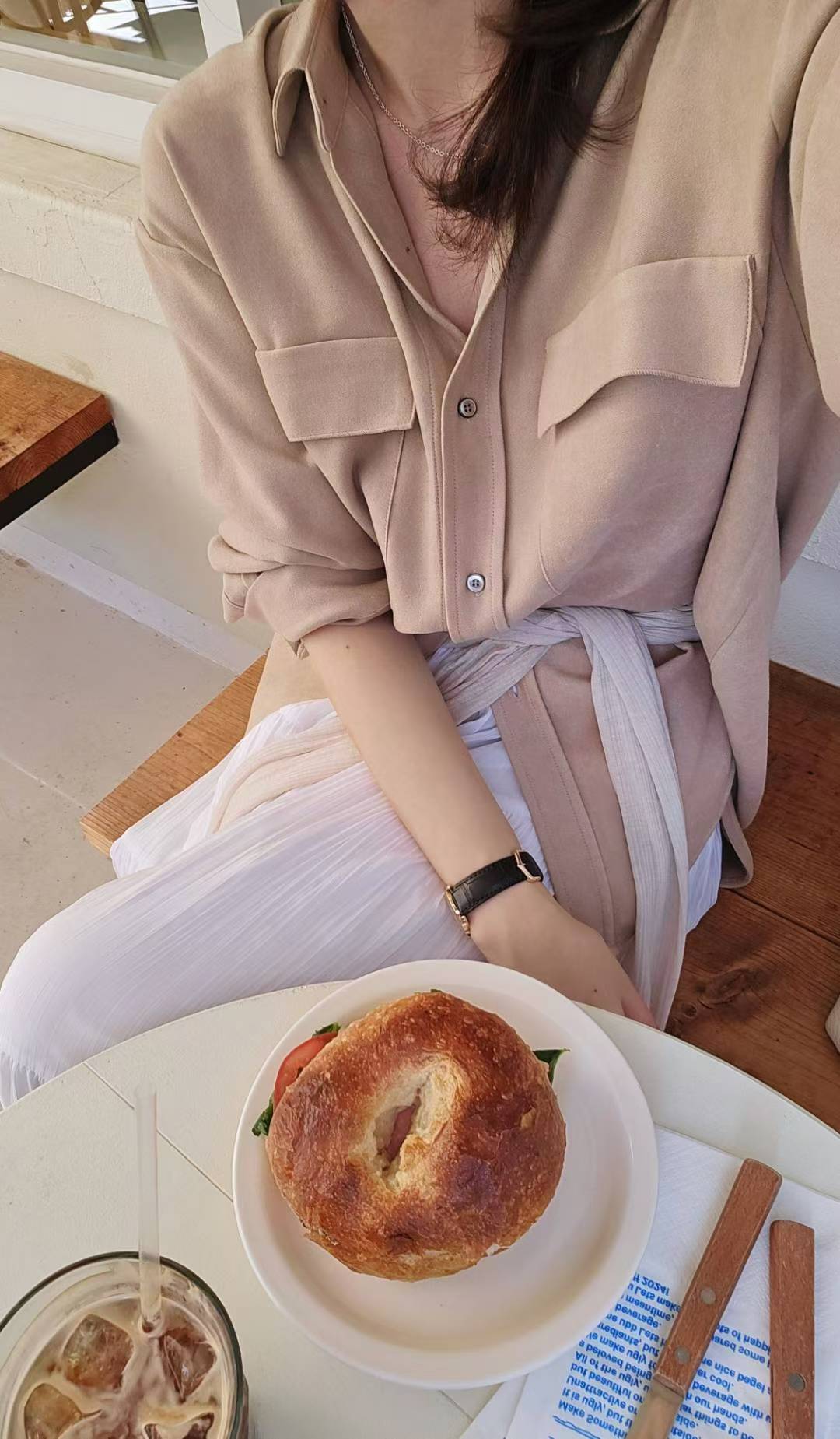 ♡Oni家♡仿麂皮細絨休閒襯衫 (C251043)