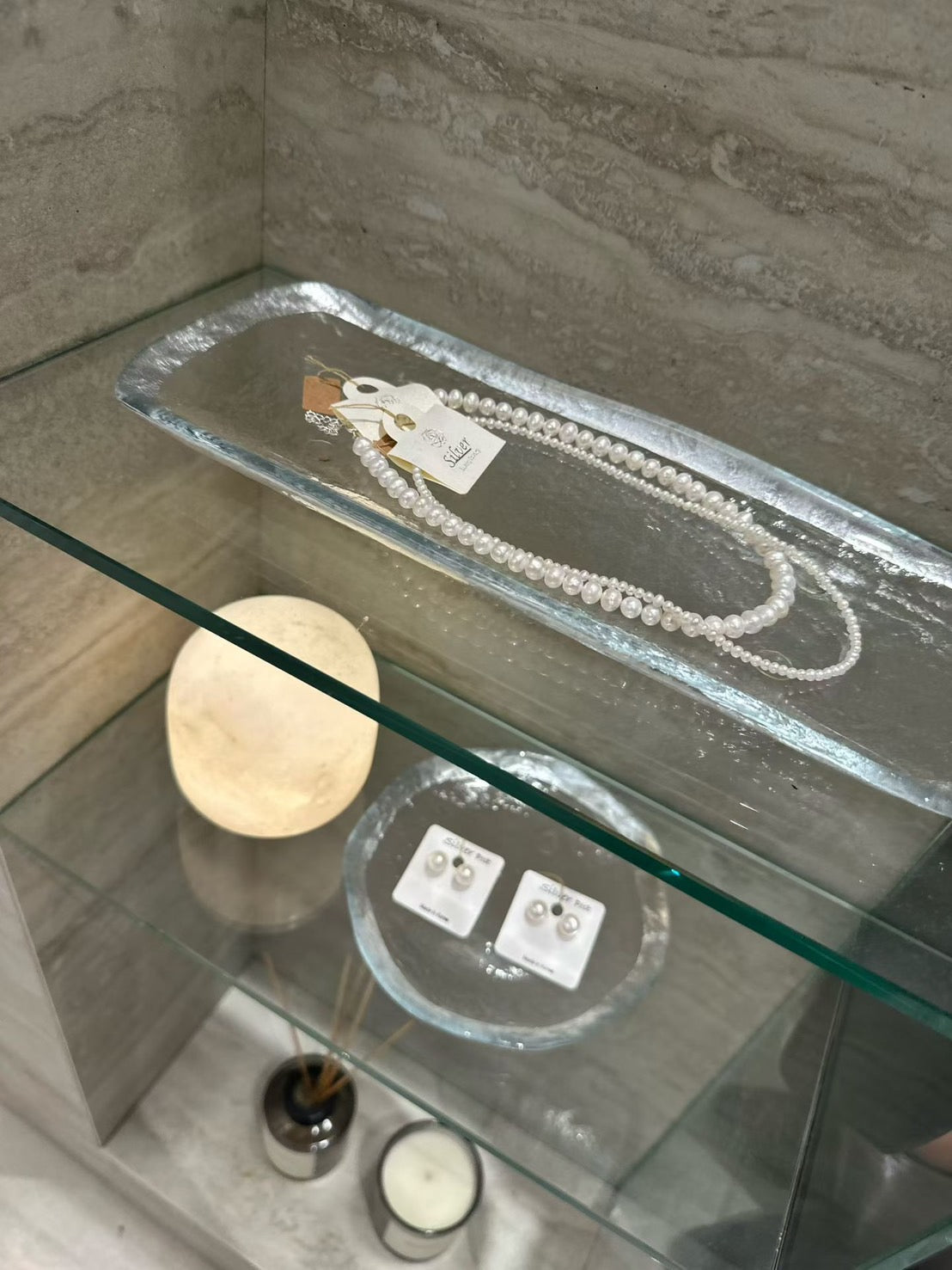 ❣ 3mm 精緻天然淡水珍珠 × 925純銀項鍊 ❣ (C261035)