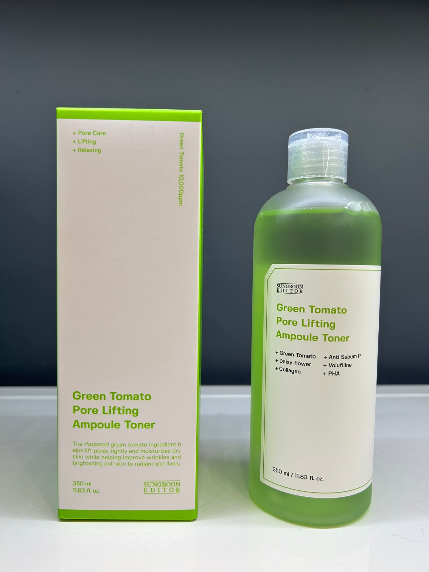 ꕤ SUNGBOON綠番茄安瓶化妝水350ml ꕤ (M250313)