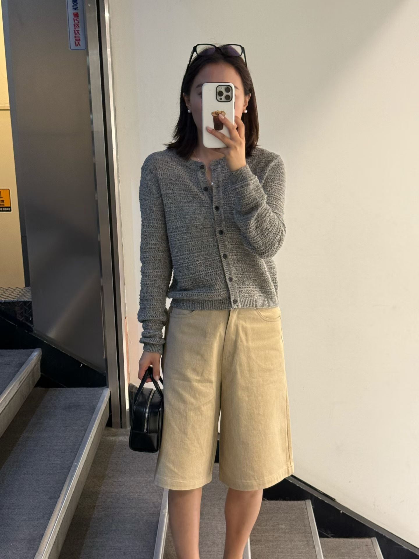 ♡質感鏤空織紋開襟衫♡ (C251263)