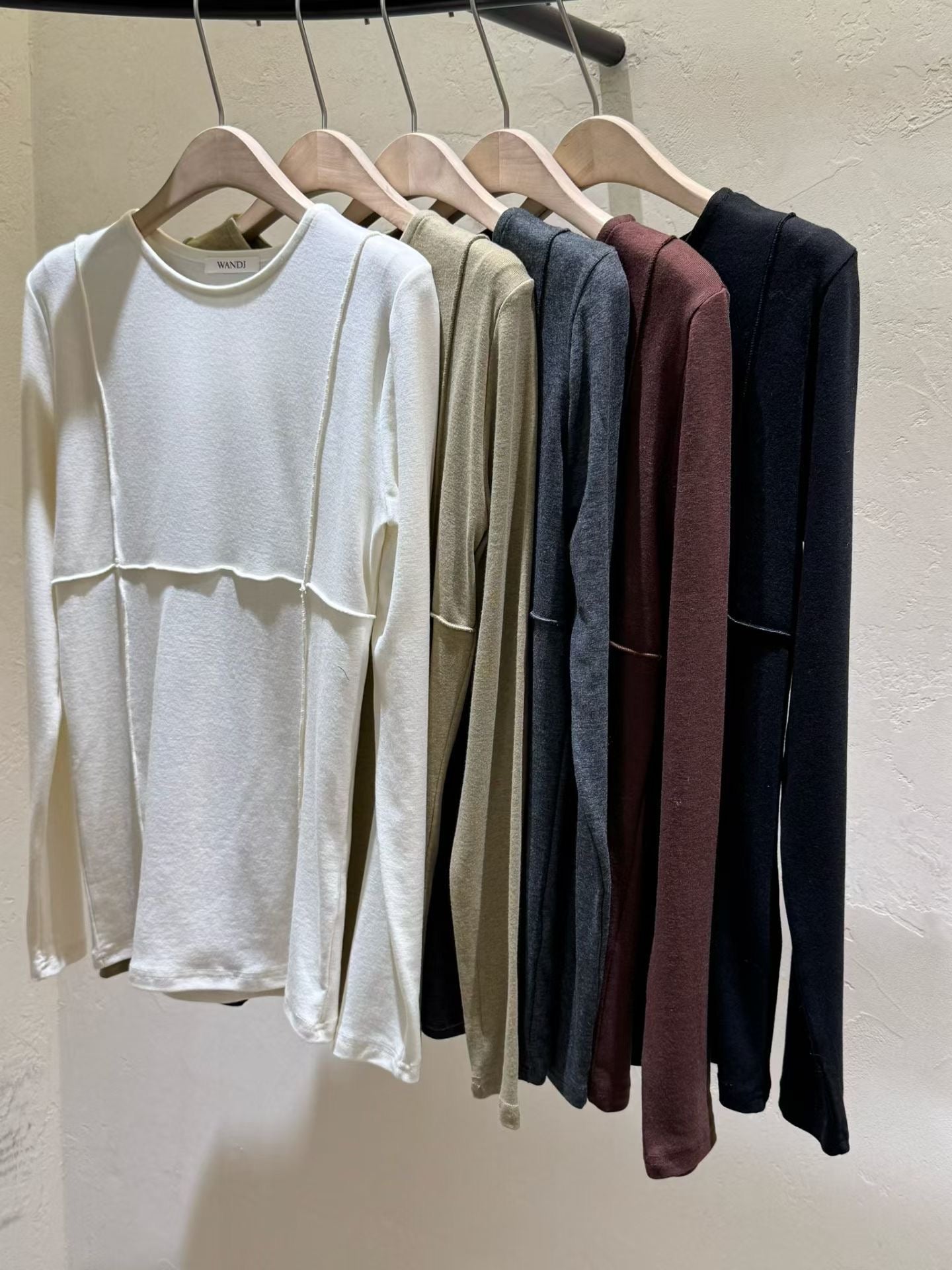 ♡低調立體線條百搭長袖上衣♡ (C251029)