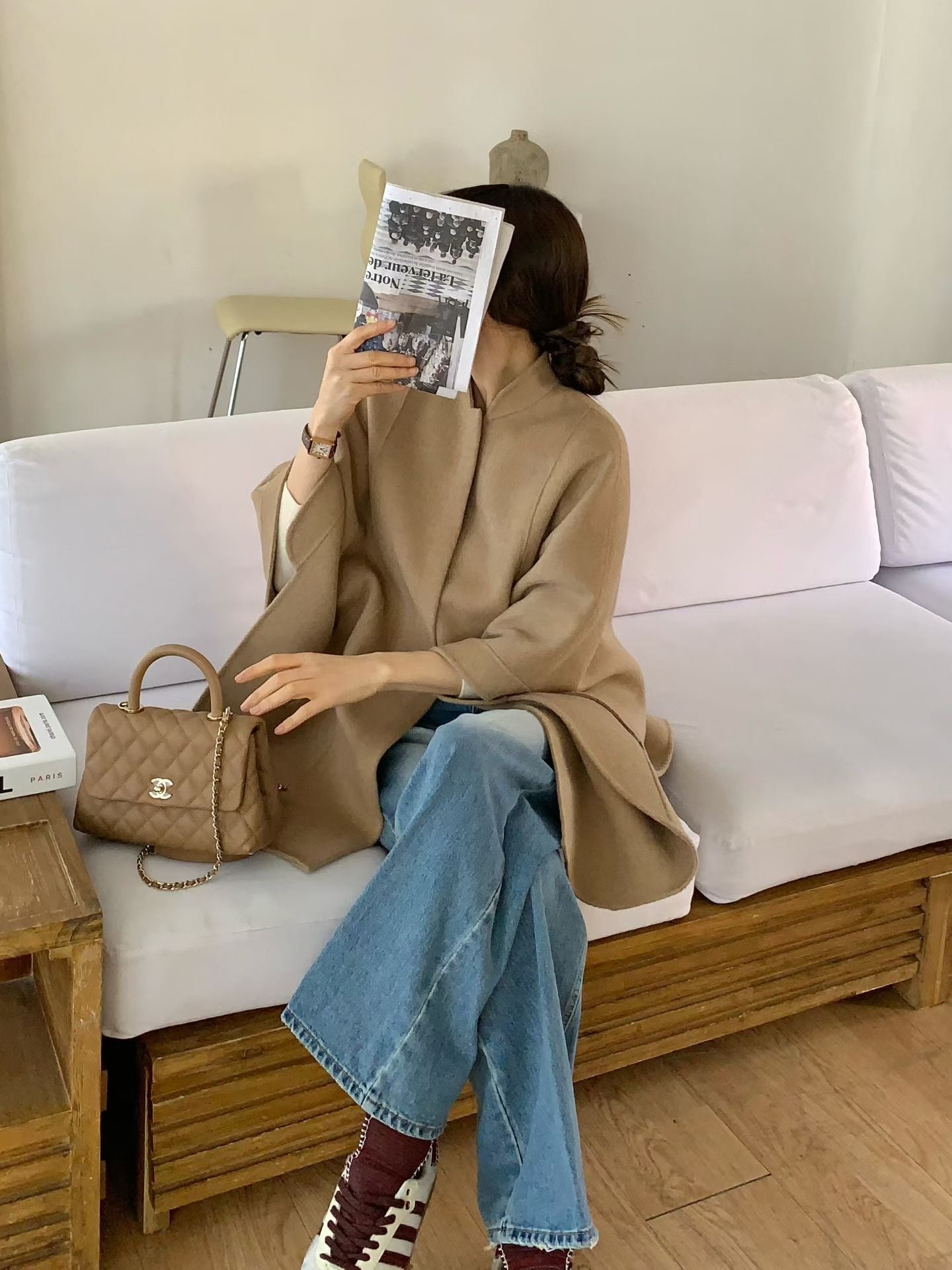 ♡奢華高級『手工』披風外套♡ (C251010)