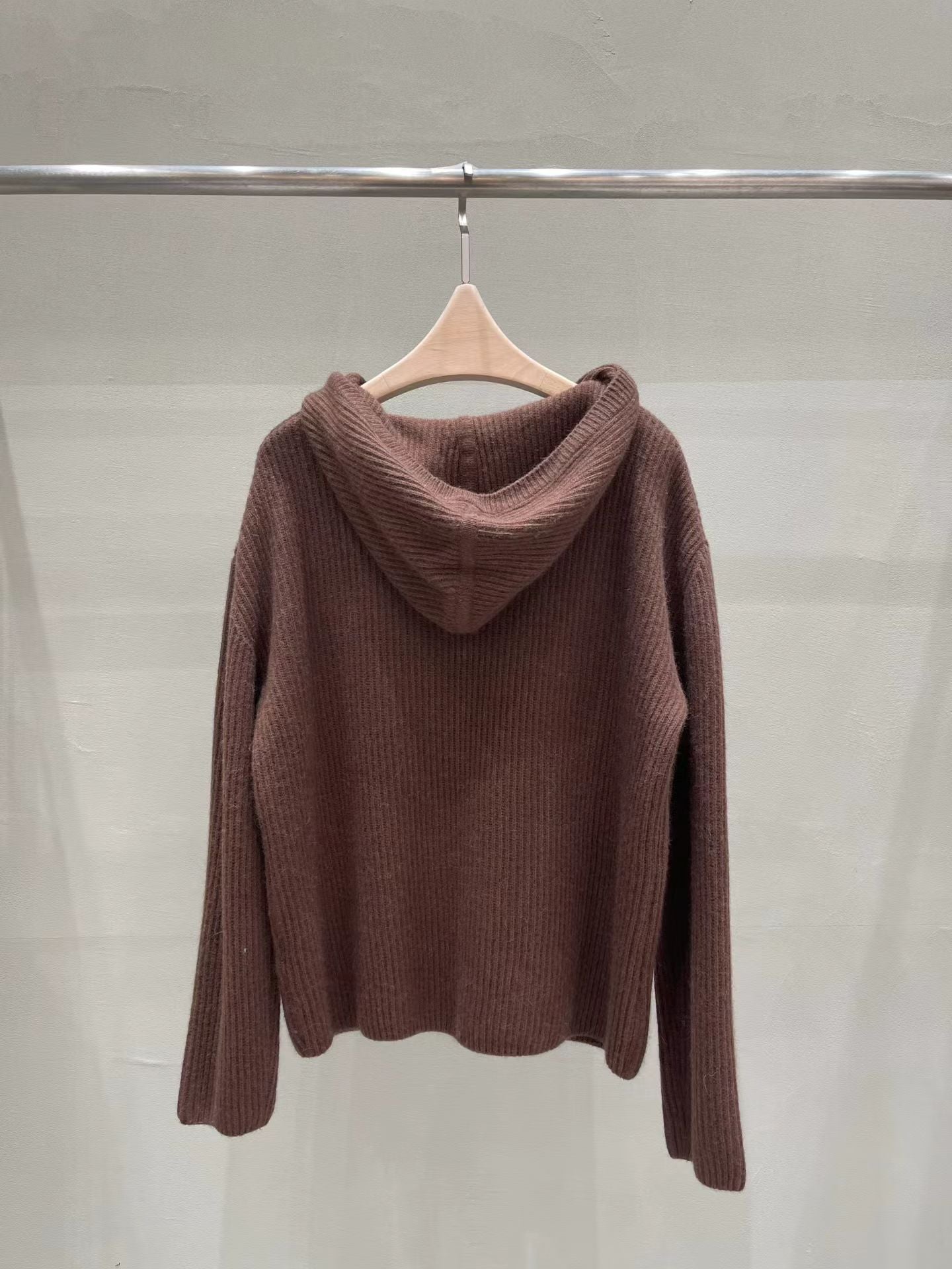 ♡氣質Oni家♡雲織柔暖立體紋連帽針織衫 (C251227)