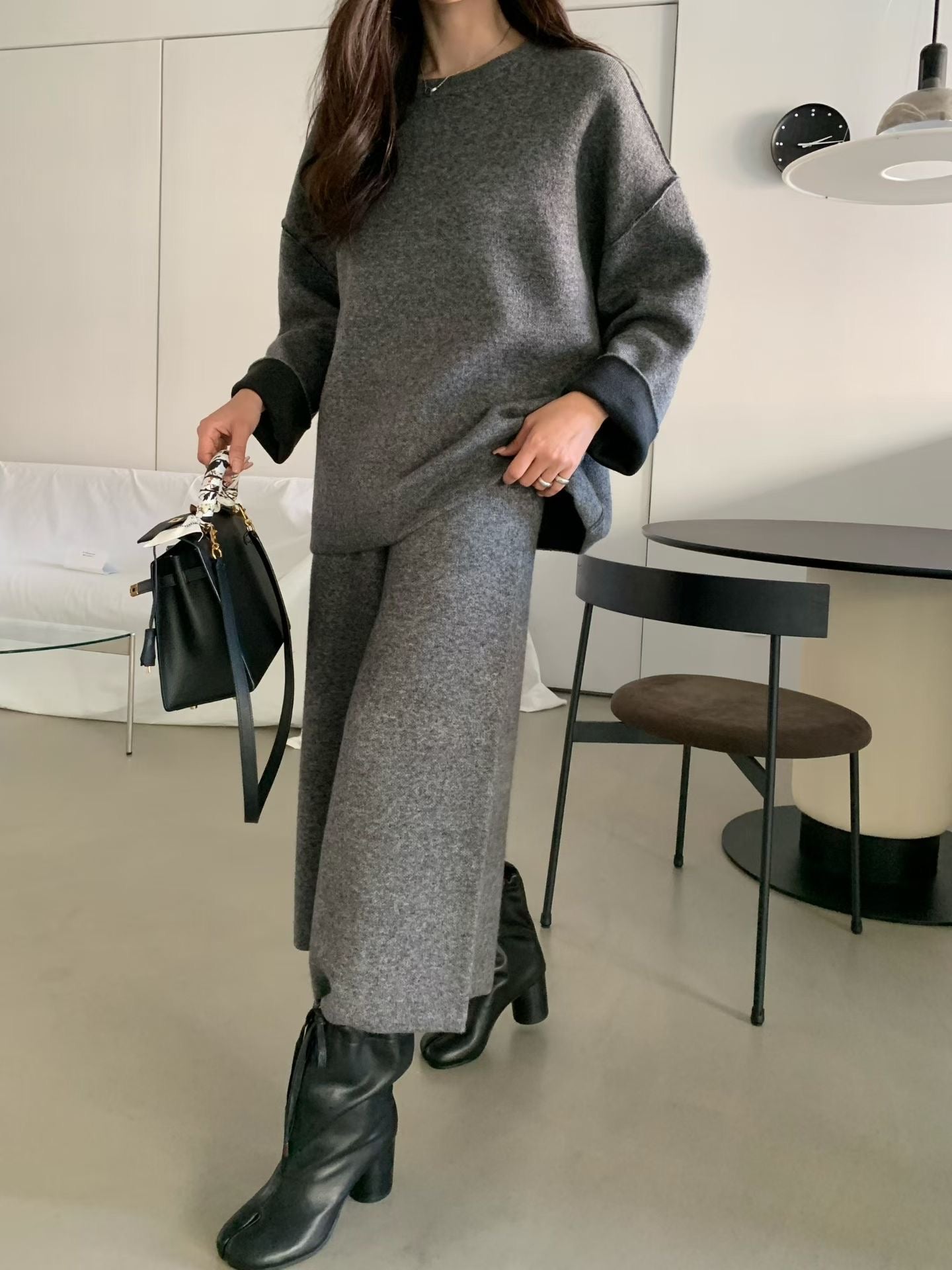 ♡冬日暖柔舒適寬褲♡ (C251212)