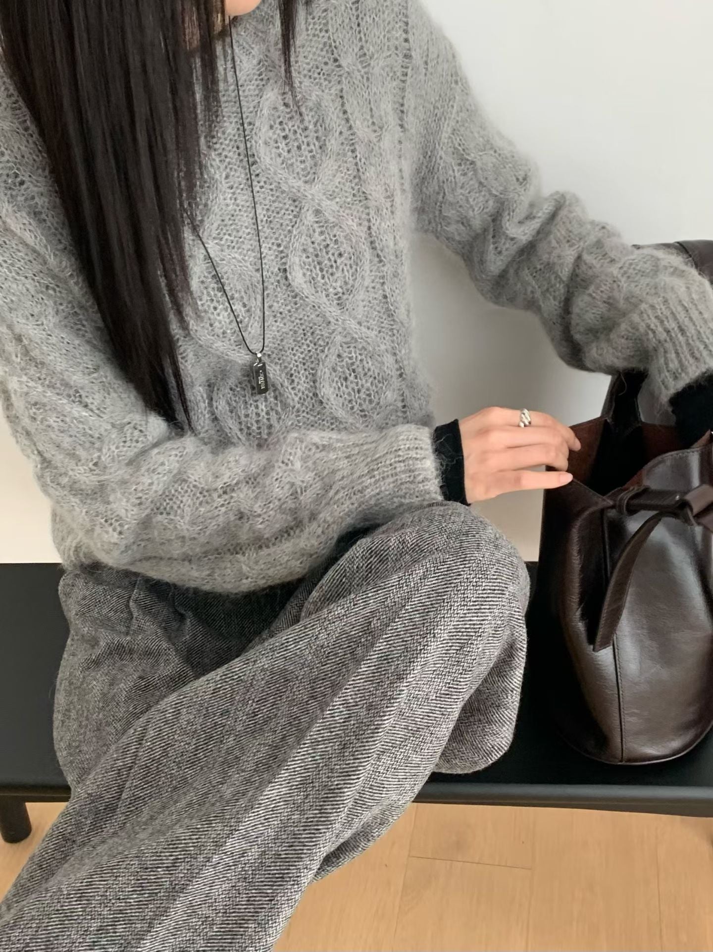 ♡質感立體麻花編織毛衣♡ (C251266)