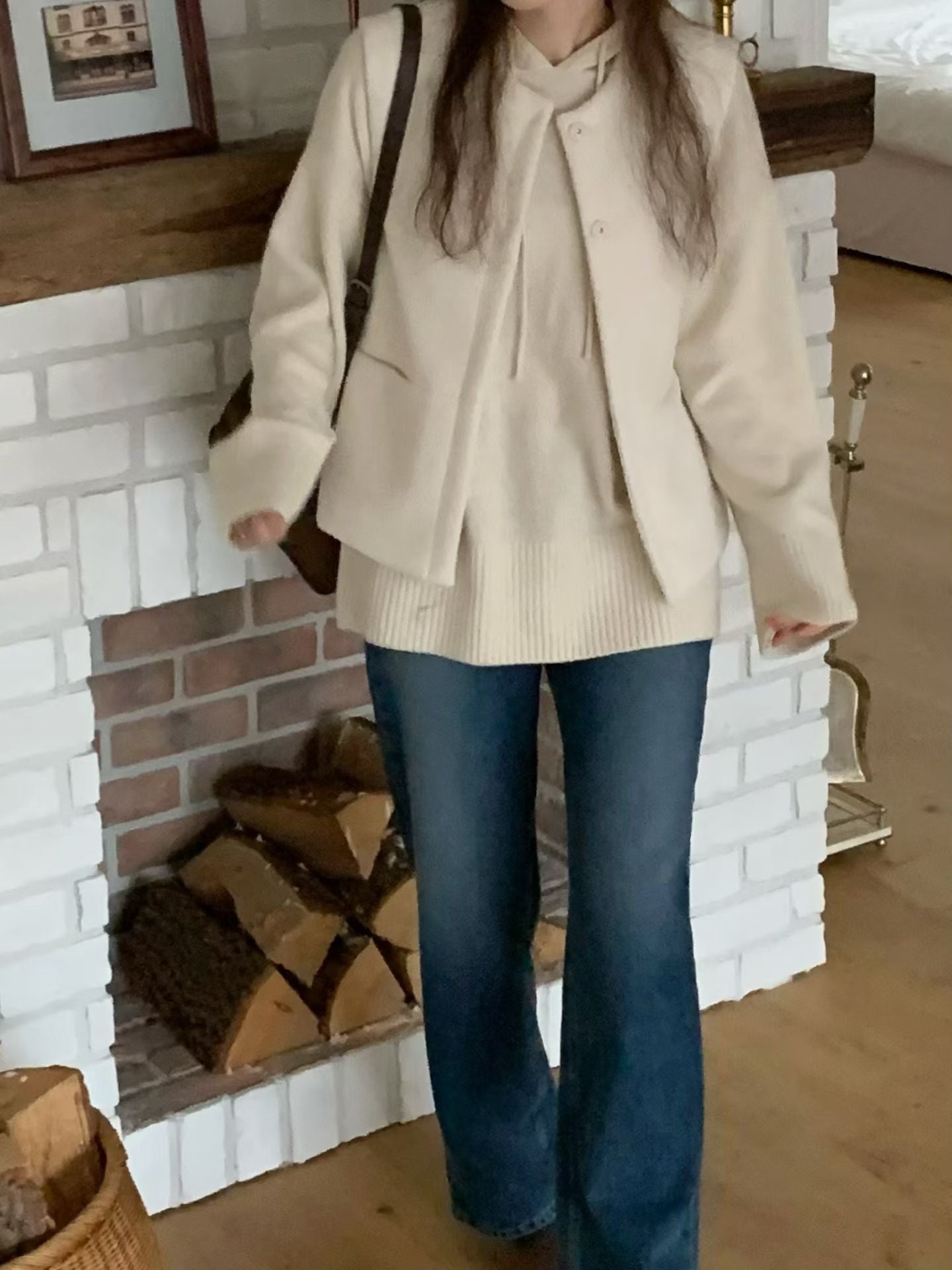 ♡保暖極簡風必備背心♡ (C251242)