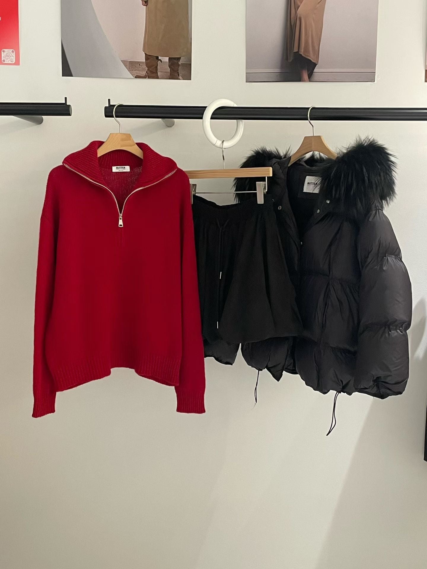 ♡休閒暖感立領半拉鍊衫♡ (C251223)