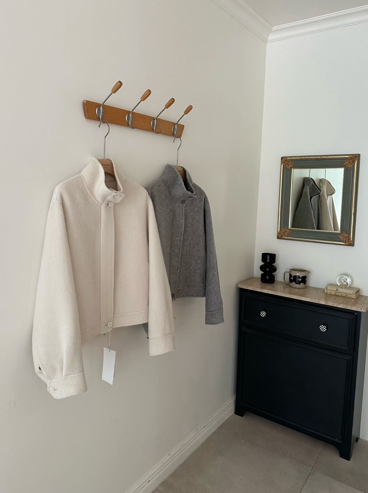 ♡極暖蘇麗羊駝立領外套♡ (C251122)