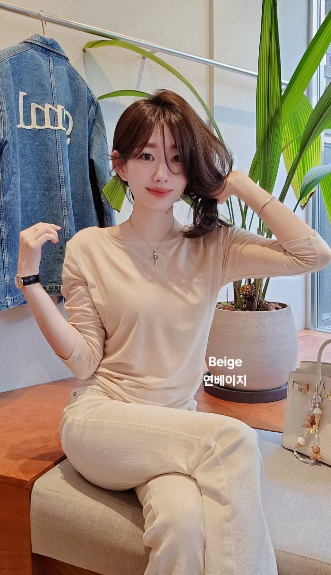 ♡Oni家♡萬能基礎天絲羊毛T (C251001)