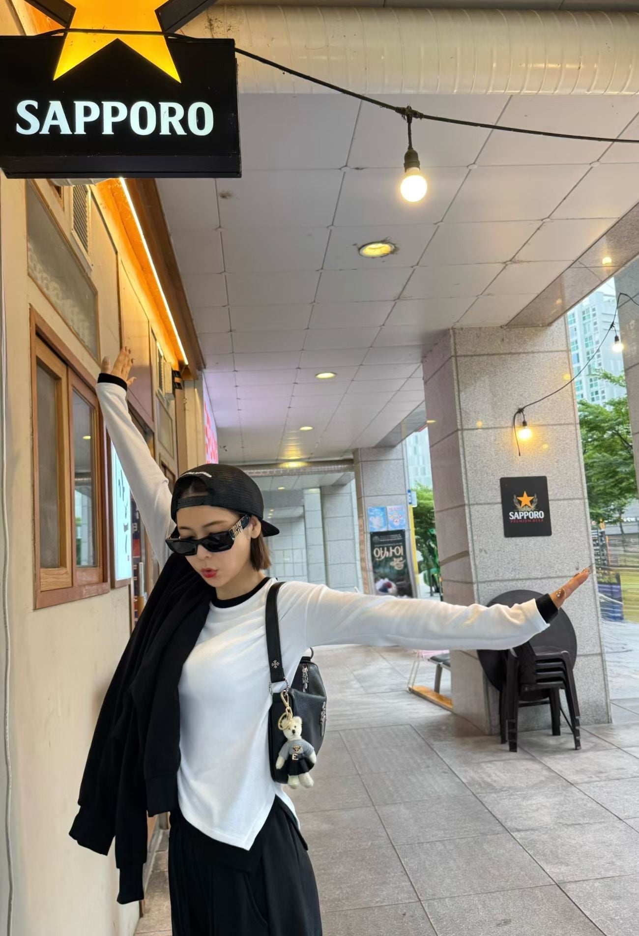 ♡假兩件撞色圓領百搭上衣♡ (C251219)