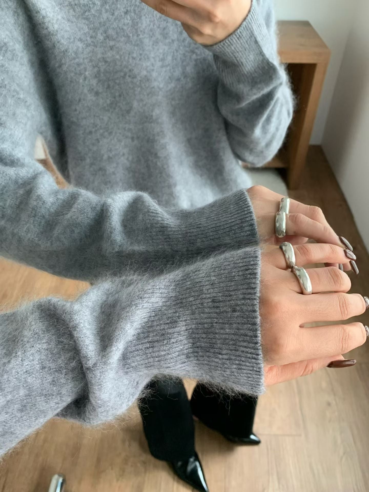 ♡暖呼呼馬卡龍柔霧高領上衣♡ (C251210)