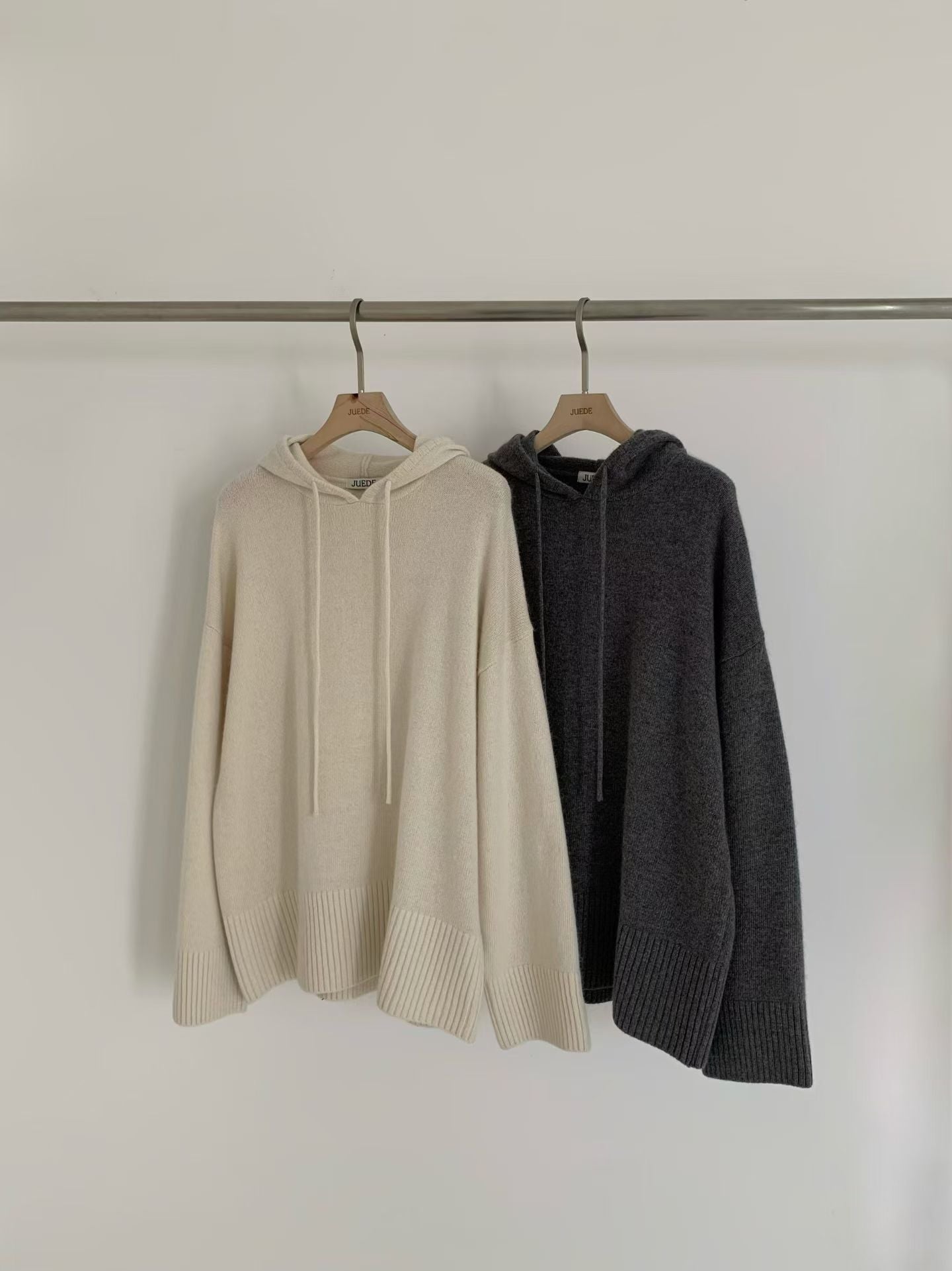 ♡法式軟糯長版連帽上衣♡ (C251241)