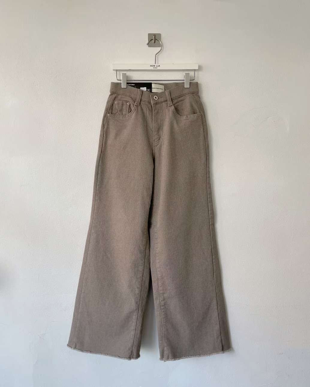 ♡冬季版拼接棉質寬褲♡ (C251151)