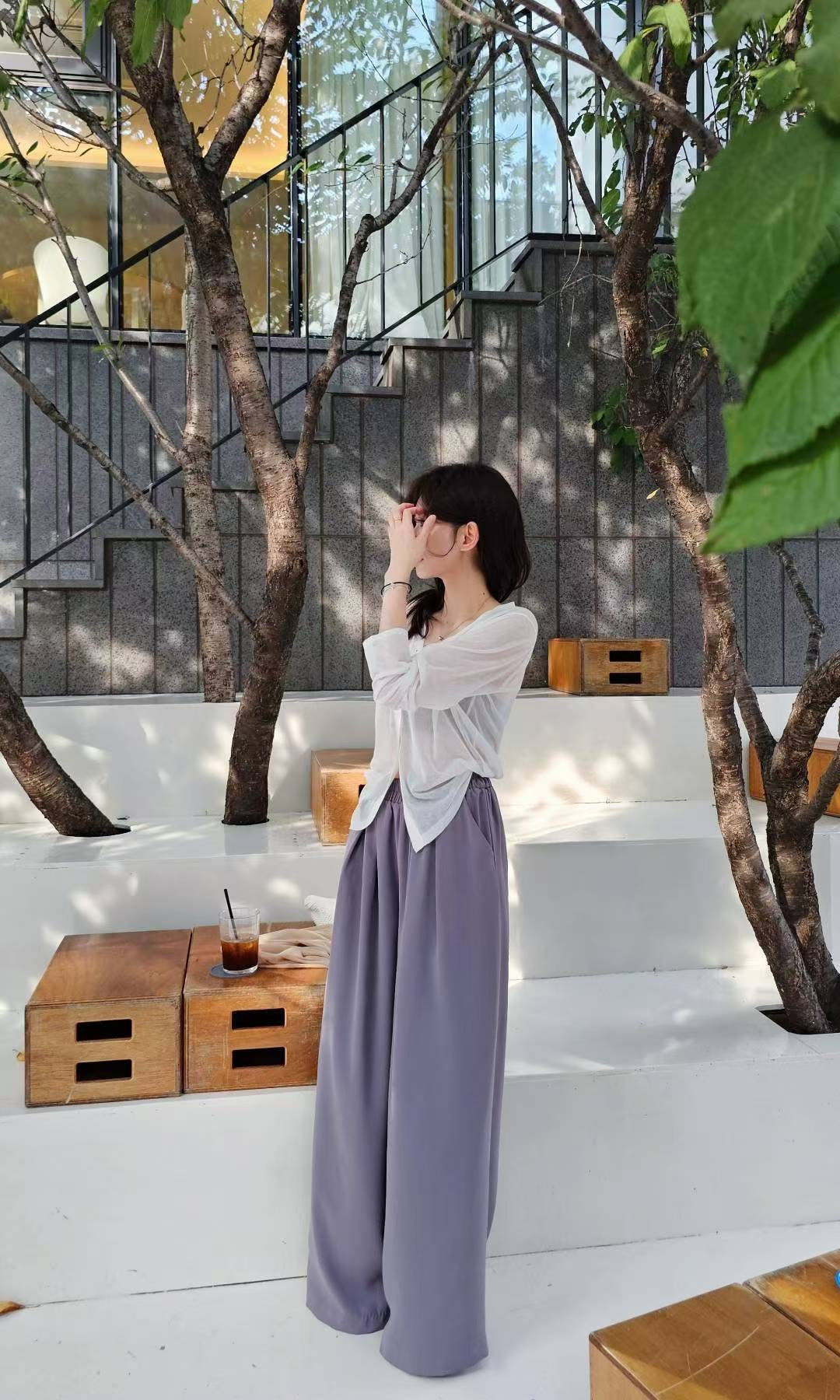 ♡Oni家♡升級版！！法式鬆弛感闊腿西褲 (C251005)