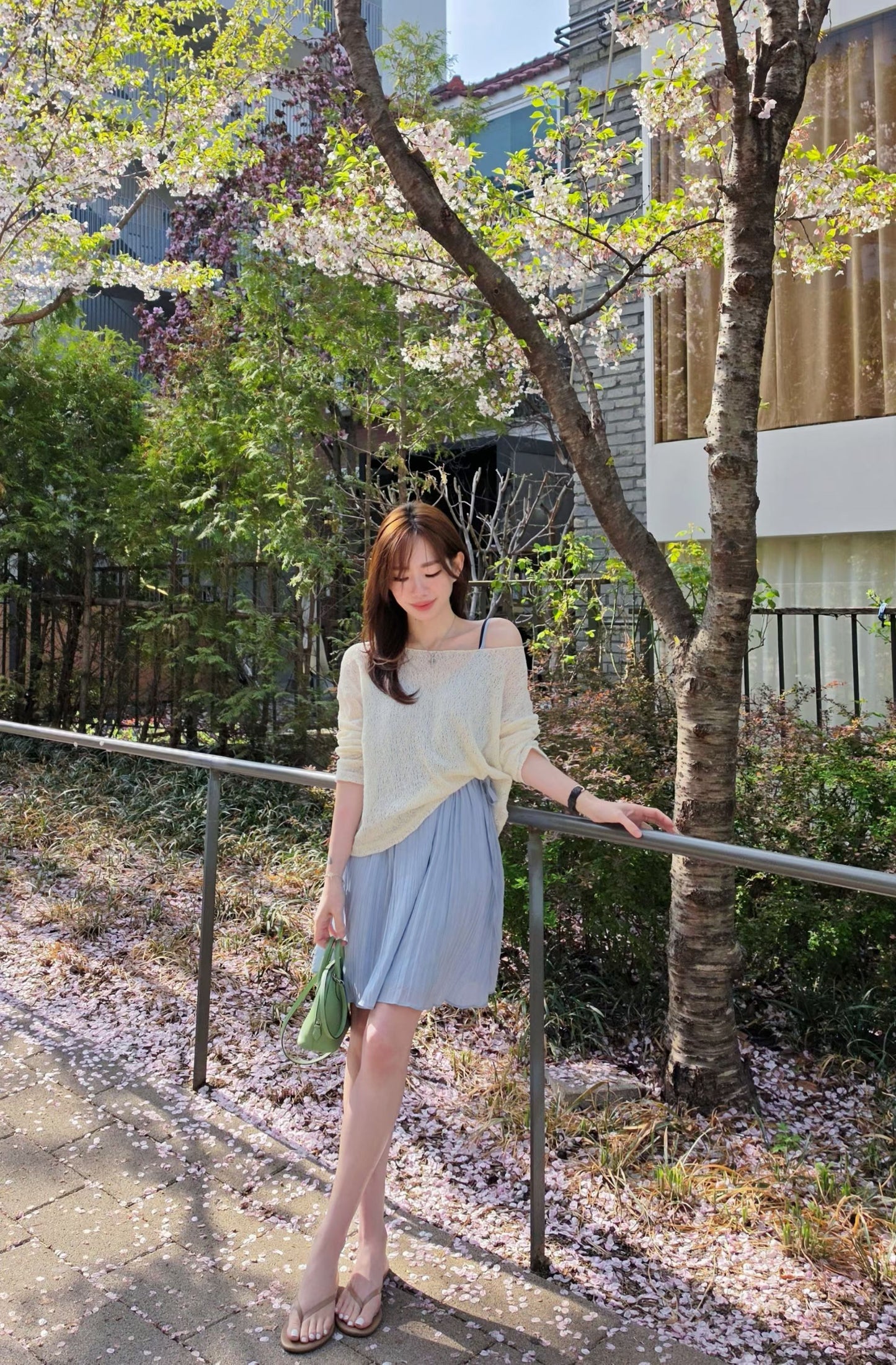 ♡Oni家♡微光澤波紋氣質短洋裝 (C260562)