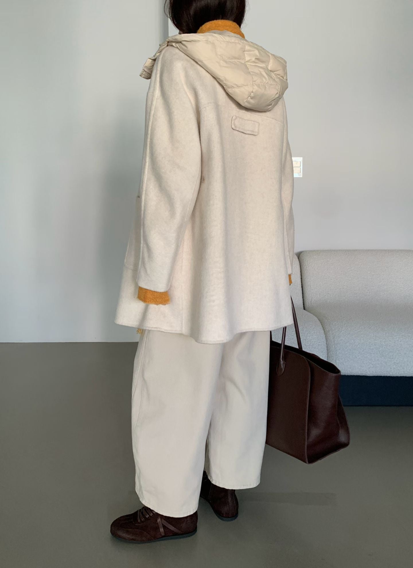 ♡實穿保暖二件式三穿毛呢大衣♡ (C251215)