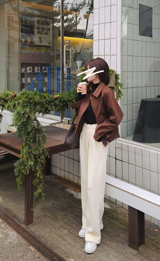 ♡Oni家♡休閒長腿加絨燈芯絨褲 (C251261)