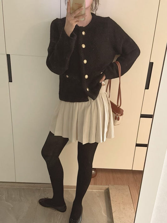 ♡高級混紡小香風開衫外套♡ (C251006)