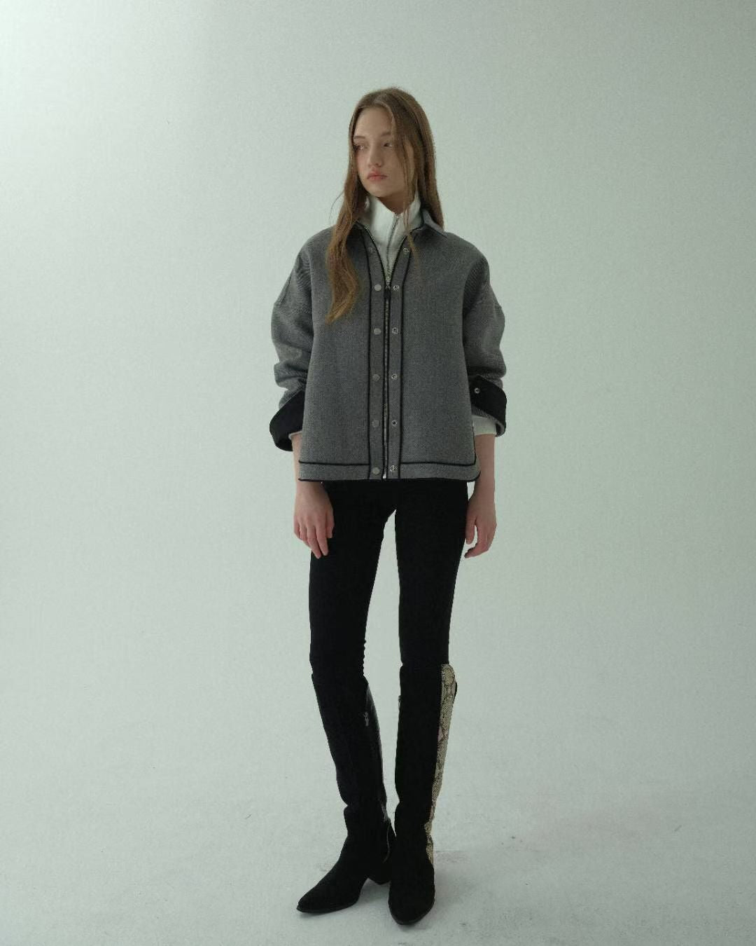 ♡超美大牌感立體線條襯衫外套♡ (C251138)