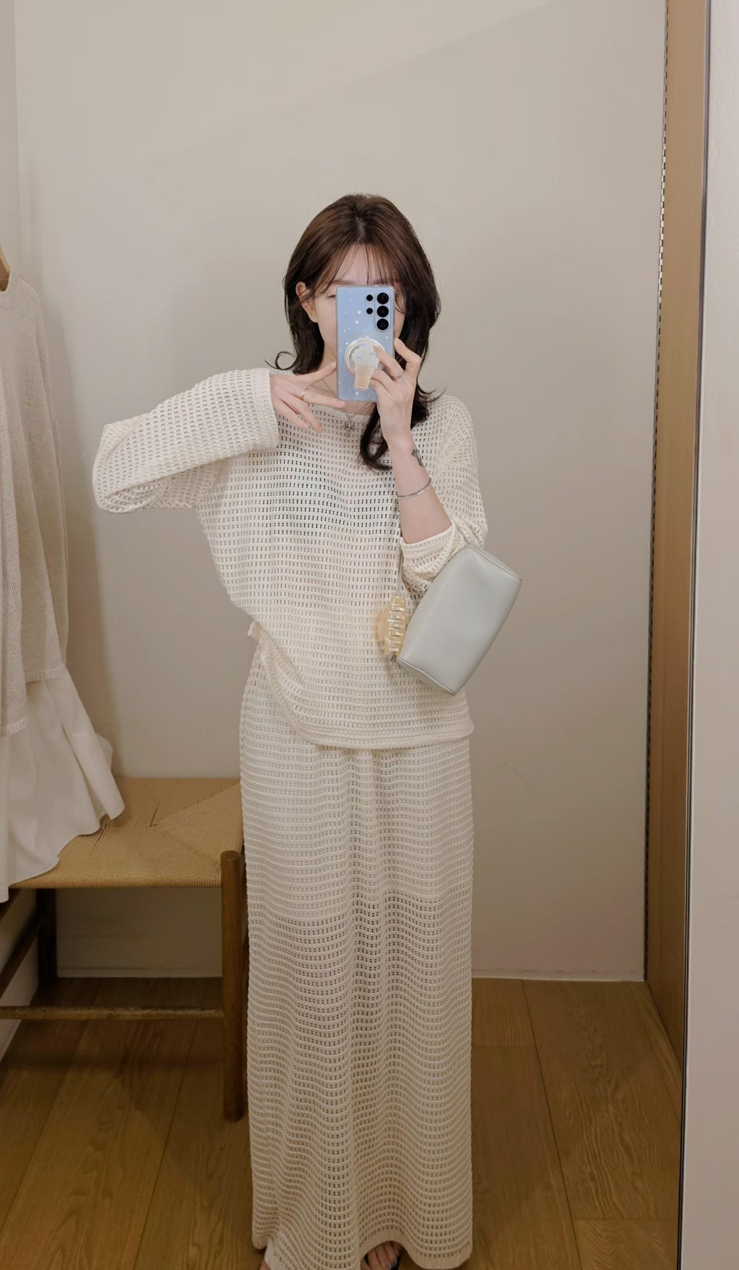 ♡Oni家♡時髦夏日鏤空長裙 (C260604)
