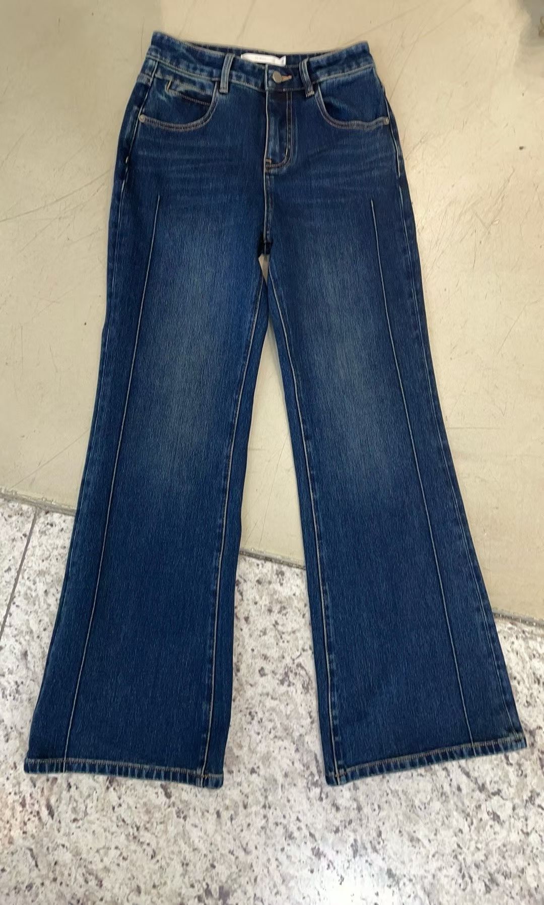 ♡激瘦長腿刷絨牛仔褲♡ (C251109)