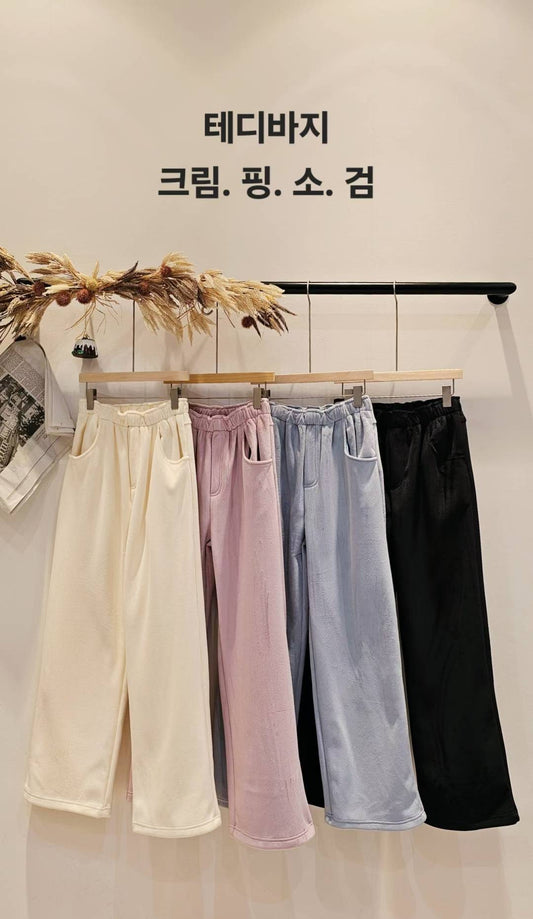 ♡Oni家♡休閒長腿加絨燈芯絨褲 (C251261)