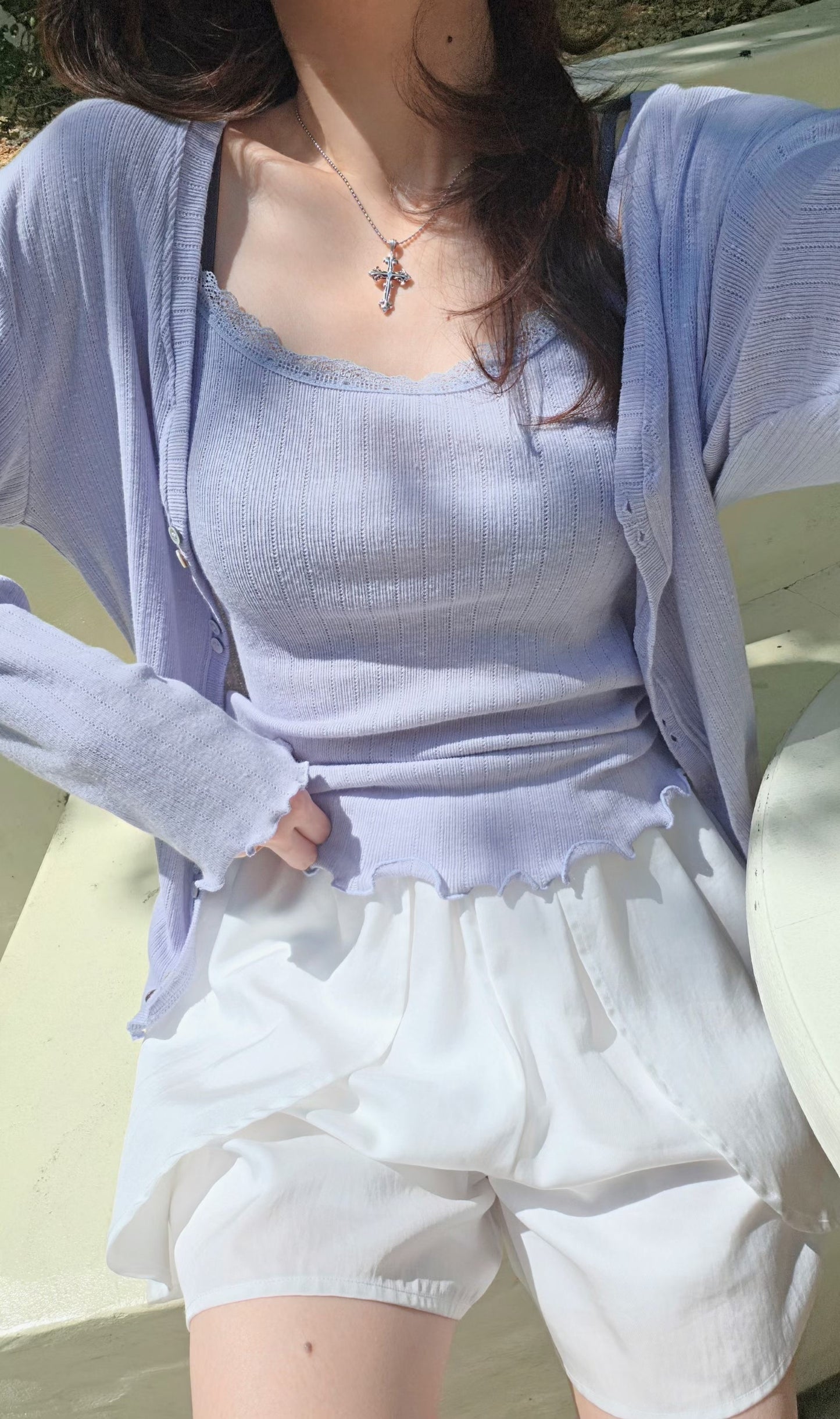 ♡Oni家♡韓妞夏日細肩帶兩件套  (C260607)