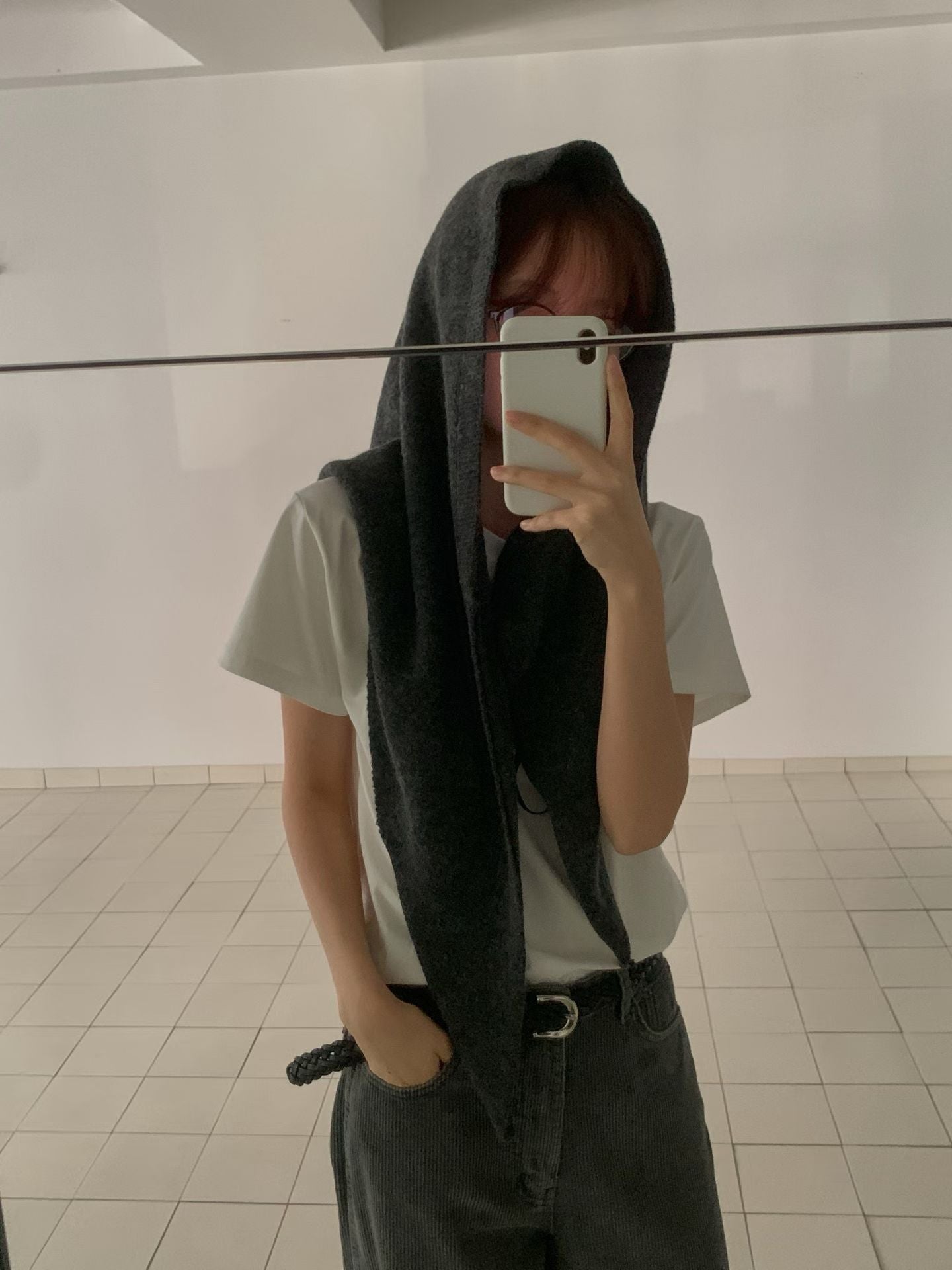 ♡秋冬必備~質感輕暖多功能披肩♡ (C251049)