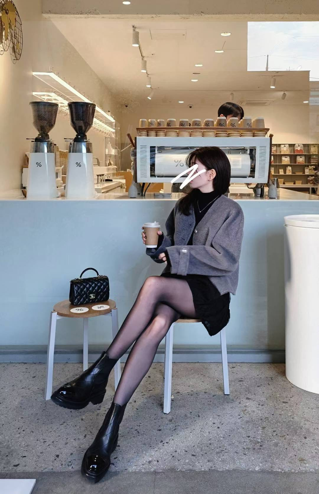 ♡Oni家♡經典混羊毛短外套 (C251207)