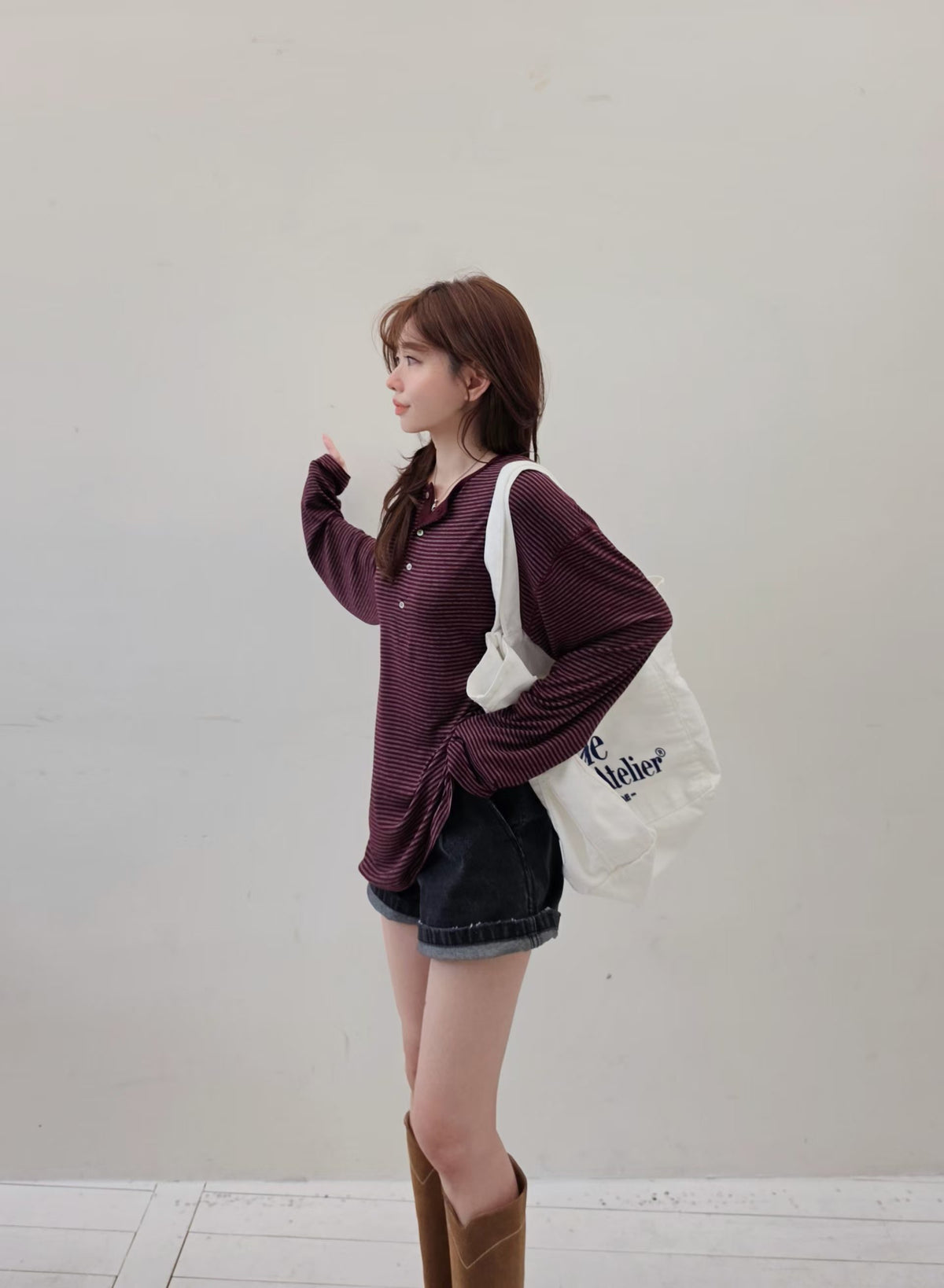 ♡Oni家♡高質感石洗牛仔短褲 (C260909)
