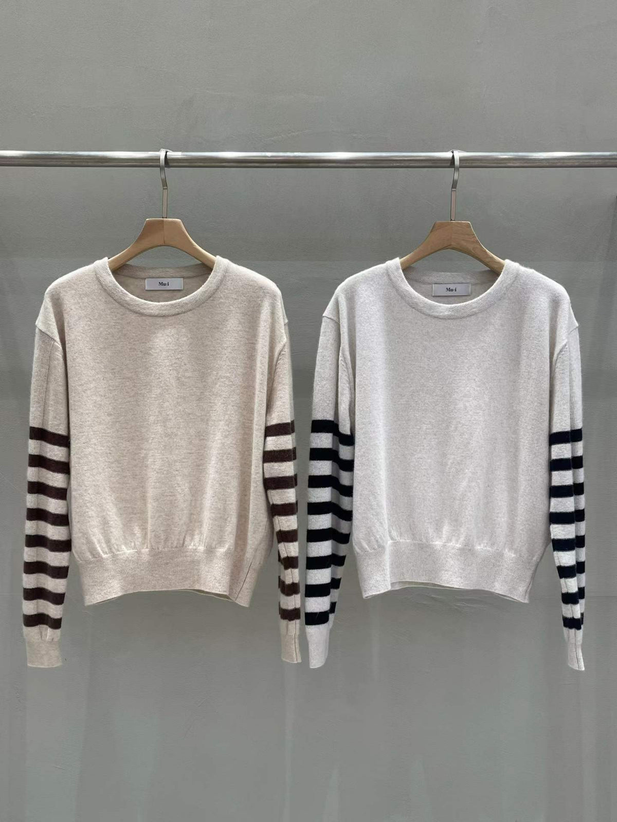 ♡Soft Stripe 柔暖條紋羊毛針織上衣♡ (C260922)